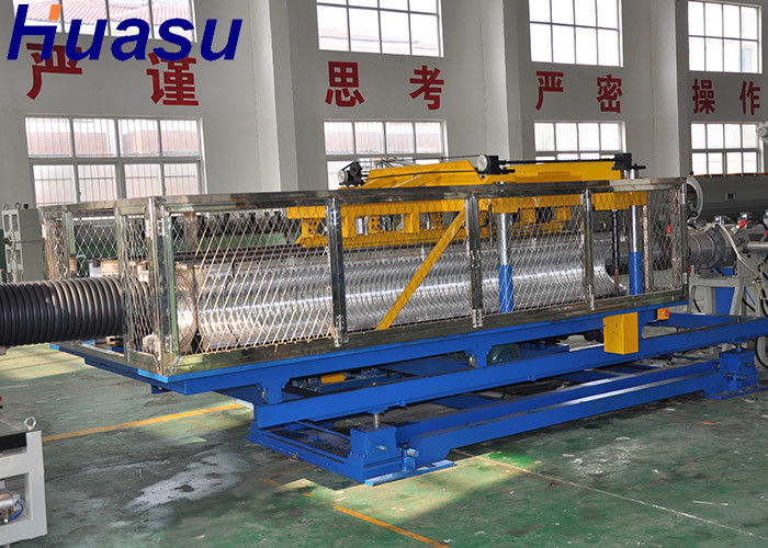 পিই পিভিসি নমনীয় প্লাস্টিক rugেউখেলান পাইপ এক্সট্রুশন মেশিন একক প্রাচীর ডাবল ওয়াল