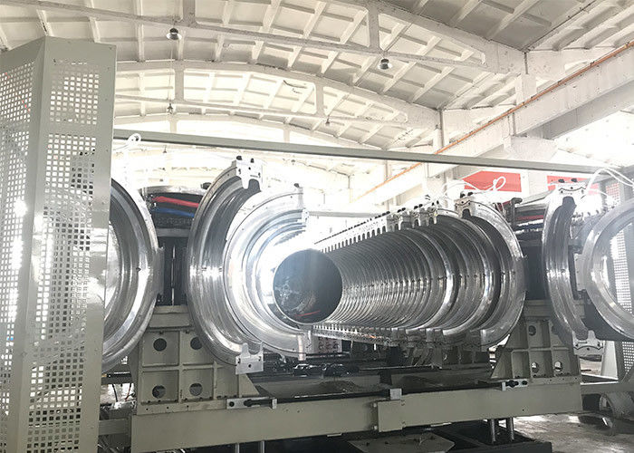 প্লাস্টিক/পিই/পিপি/পিভিসি ডাবল ওয়াল ঢেউতোলা পাইপ এক্সট্রুশন লাইন উত্পাদন মেশিন