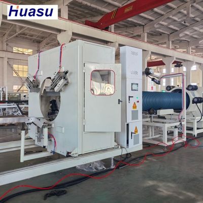 32-1600mm Diameter Single-screw Double Wall Corrugated Pipe Machine with Planetary Cutting Extrusion Line