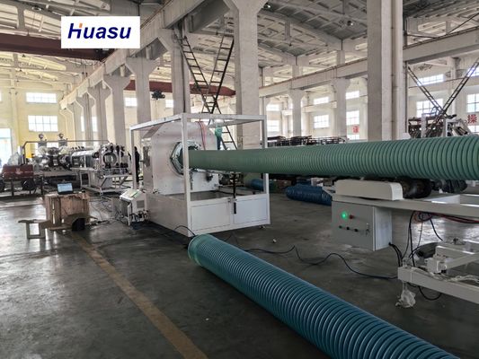 Double Wall Corrugated Pipe Extrusion Line with 32-1600mm Cutting Diameter, Siemens PLC Control, and Online Belling for PVC/PE/MPP/PA/HDPE Pipes