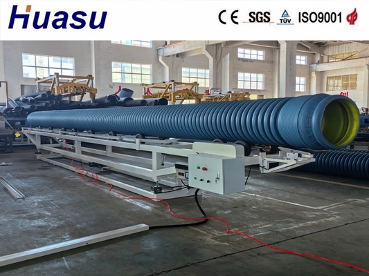 HUASU HDPE Double Wall Corrugated Pipe Extrusion Line 500-2000Kg/h