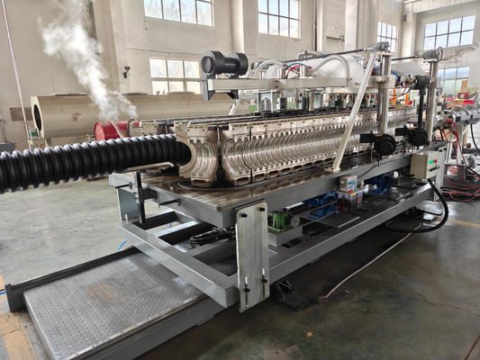 Plastic Single Wall Corrugated Pipe Extrusion Line with Siemens Main Motor and 35-55 Working Days Lead Time