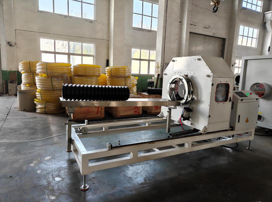 Automatic Single Wall Corrugated Pipe Extrusion Line with Deep Screw Channel for HDPE Pipe Production
