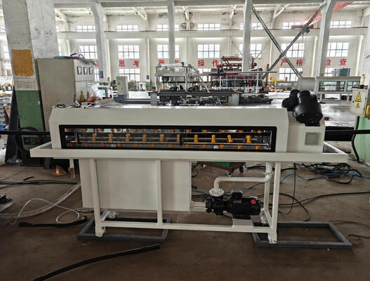 PLC Control Single Wall Corrugated Pipe Extrusion Line with 37kw Motor Power and Single-screw Design