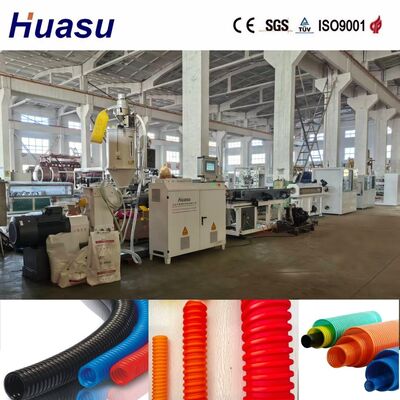 High Automation Cable Protection Pipe Extrusion Line with 32mm-1600mm Pipe ID and PLC Control for Single/Double/Three Layer Corrugated Pipes