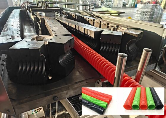 High-Accuracy Single Wall Corrugated Pipe Extrusion Line with Electric Heating and Temperature Sensor for Precision Output