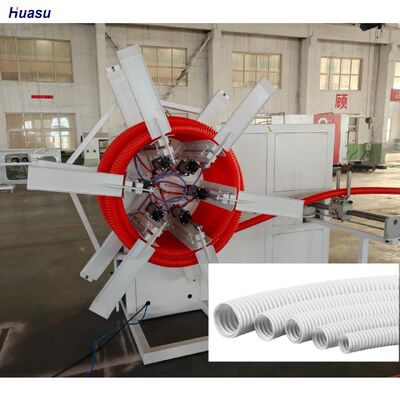 Customized Corrugated pipe production line featuring PLC Remote Control designed for seamless and consistent pipe output