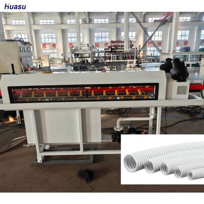Extrusion Line HDPE PP PVC Double Wall Corrugated Pipe Machine Designed For High Precision Plastic Pipe Manufacturing
