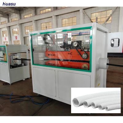 Siemens Schneider Single Wall Corrugated Pipe Extrusion Line PLC Control Remote Control Durable Equipment