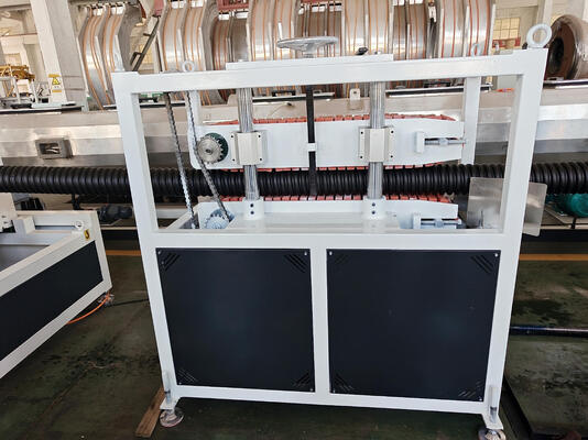 PP Spiral Pipe Extrusion Line Including 100m roll Winding Machine and HDPE Pipe Material for Industrial Pipe Solutions