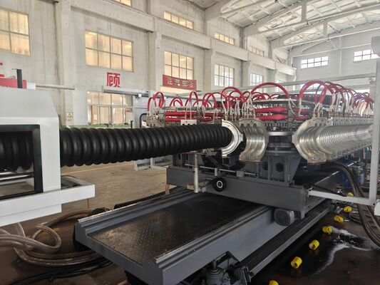 High Quality Single Wall Corrugated Pipe Extrusion Line Providing Pipe Machine Extrusion Process