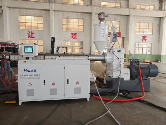 Single Screw Extruder DWC Pipe Extrusion Line Utilizing Belling-on-line Expansion Mode Competitive Streamlined Operation